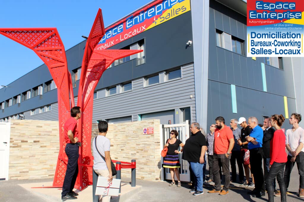 Inauguration du Totem Espace Entreprise