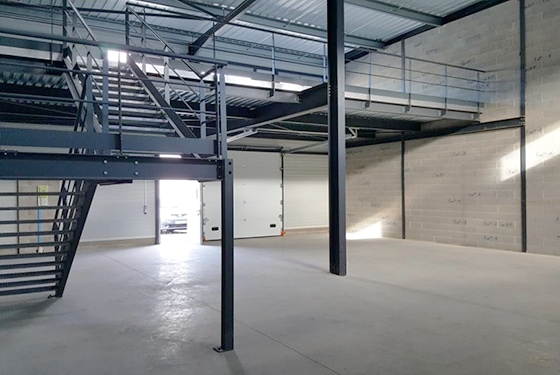 entrepot vu de linterieur