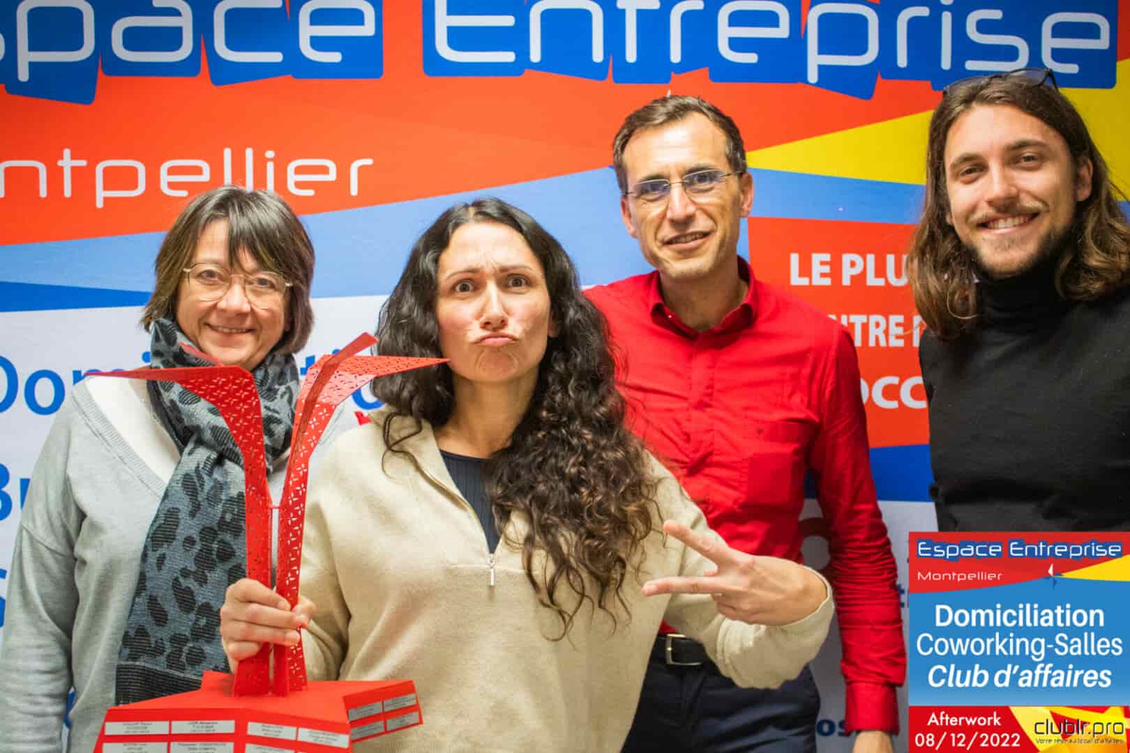 Afterwork Club LR Pitch Elevator Espace Entreprise Montpellier Decembre 2022 10